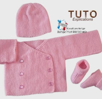 tuto tricot modèle bébé facile