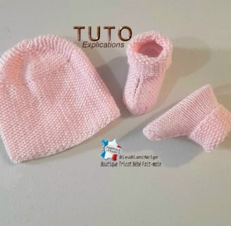 tuto tricot modèle bébé facile