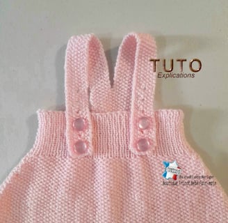 tuto tricot modèle bébé facile
