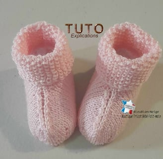 patron tricot bb chaussons gratuit