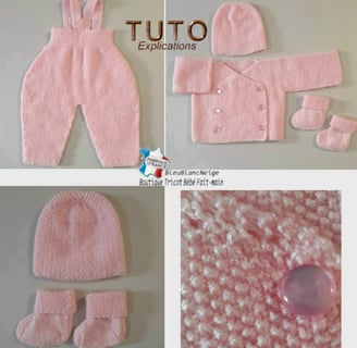 tuto tricot modèle bébé facile