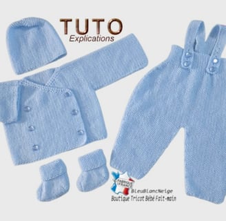 tuto tricot modèle bébé facile