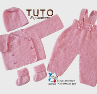 tuto tricot modèle bébé facile