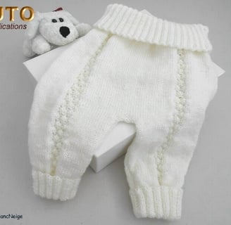 patron pantalon layette bebe tuto Bleublancneige