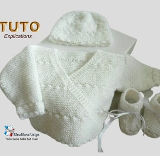 Modèle layette patron à tricoter