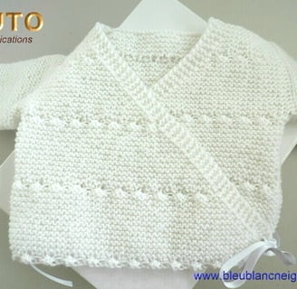 Modèle layette patron à tricoter