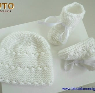 Modèle layette patron à tricoter