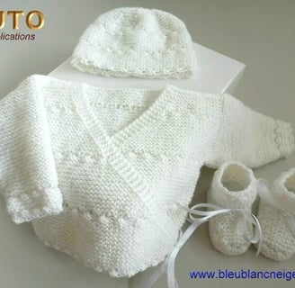 Modèle layette patron à tricoter