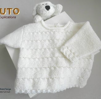 Modèle layette patron à tricoter