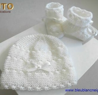 Modèle layette patron à tricoter