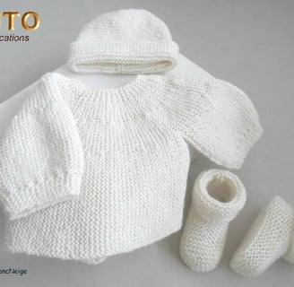 Modèle layette patron à tricoter