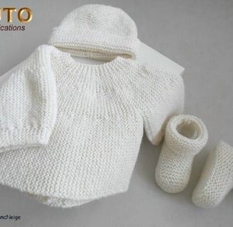 Modèle layette patron à tricoter