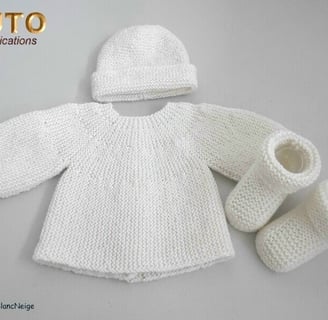 Modèle layette patron à tricoter