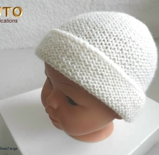 patron bonnet à tricoter 