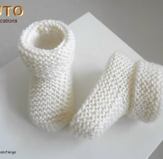 tuto tricot bb chaussons 