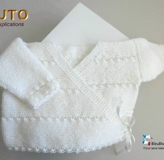 Modèle layette patron à tricoter