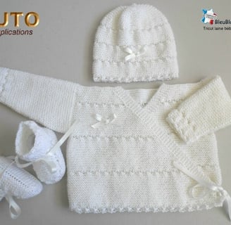 Modèle layette patron à tricoter