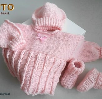 patron modele layette bb à tricoter 