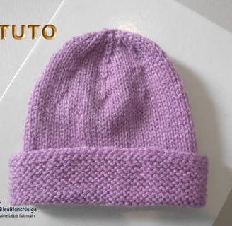 patron layette bonnet à tricoter