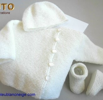 tuto tricot modèle bébé facile