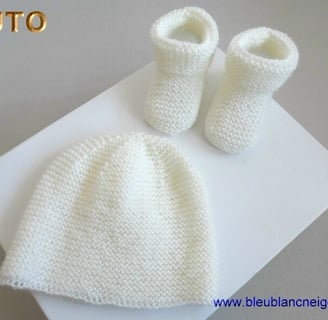 tuto tricot modèle bébé facile