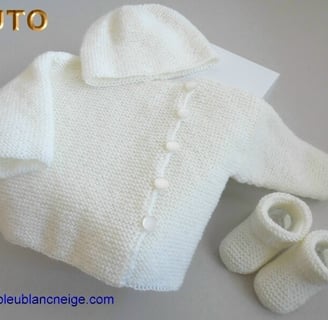 tuto tricot modèle bébé facile