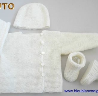 tuto tricot modèle bébé facile