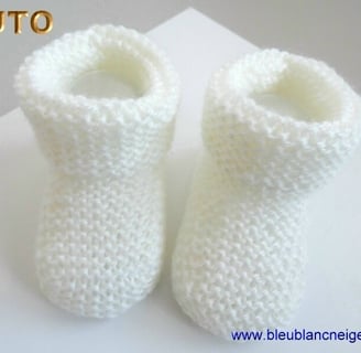 patron tricot bb chaussons gratuit