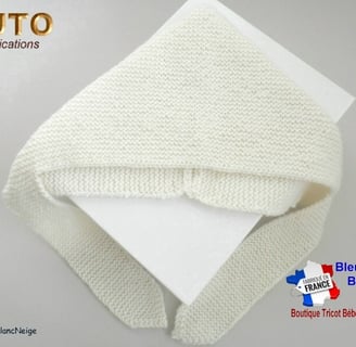 tuto patron pdf bonnet tricot bb cache-cou