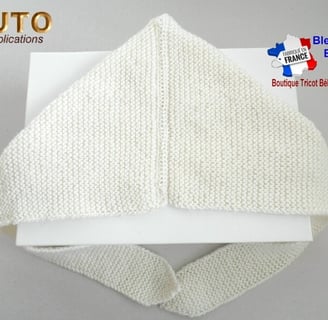 tuto patron pdf bonnet tricot bb cache-cou