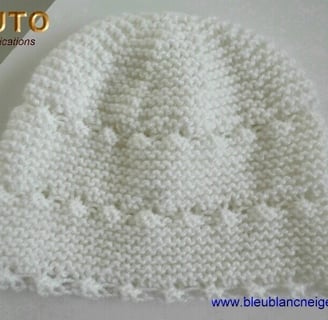 tuto bonnet et chaussons patron bleublancneige