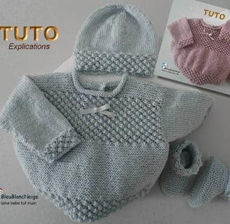 Modèle layette patron à tricoter