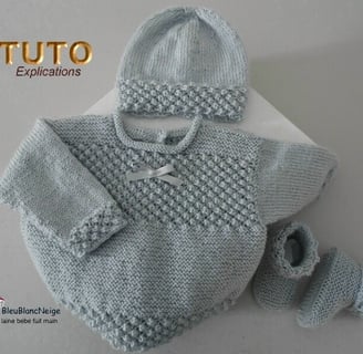 Modèle layette patron à tricoter