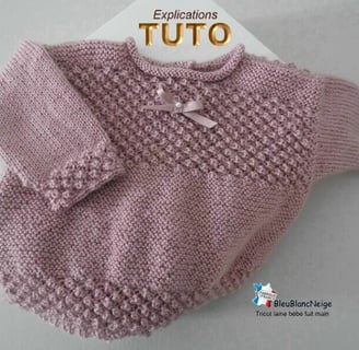 Modèle layette patron à tricoter