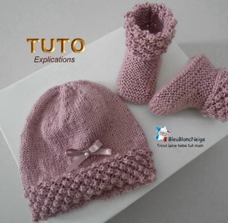 Modèle layette patron à tricoter