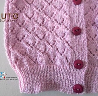 tuto gilet enfant à tricoter patron tricot vêtement