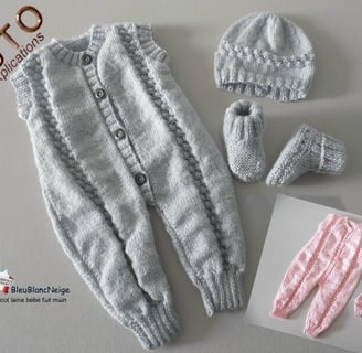 tuto combinaison tricot bb patron bleublancneige