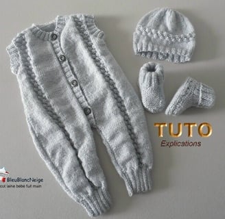 tuto combinaison tricot bb patron bleublancneige