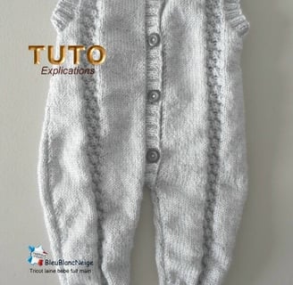 tuto combinaison tricot bb patron bleublancneige