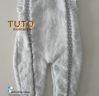 tuto combinaison tricot bb patron bleublancneige