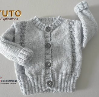 tuto tricot modèle bébé gratuit