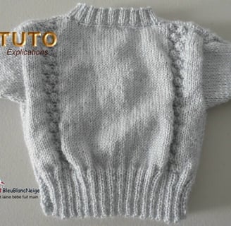 tuto tricot modèle bébé gratuit