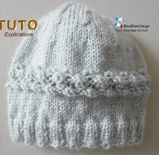 patron layette bonnet à tricoter