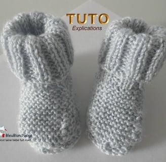 patron tricot bb chaussons gratuit