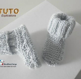 patron tricot bb chaussons gratuit
