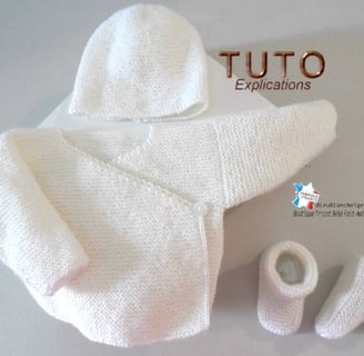 Modèle layette patron à tricoter