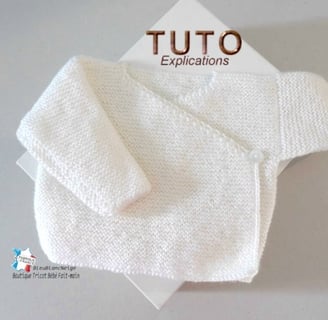 Modèle layette patron à tricoter