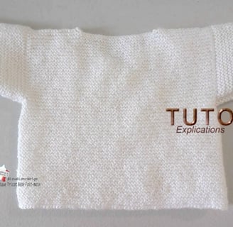 Modèle layette patron à tricoter