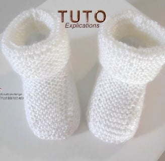 Modèle layette patron à tricoter