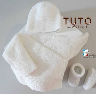 Modèle layette patron à tricoter